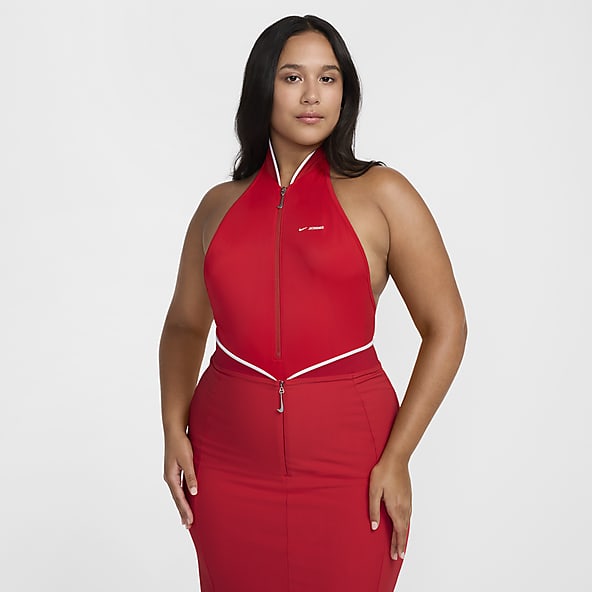 Femmes Rouge Tenues pour le surf et maillots de bain. Nike FR